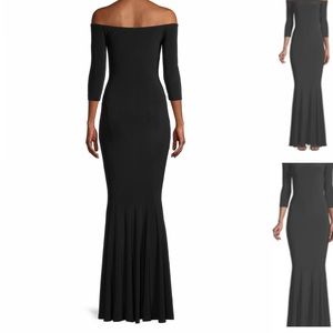 Norma Kamali fishtail gown, NWT, size Medium